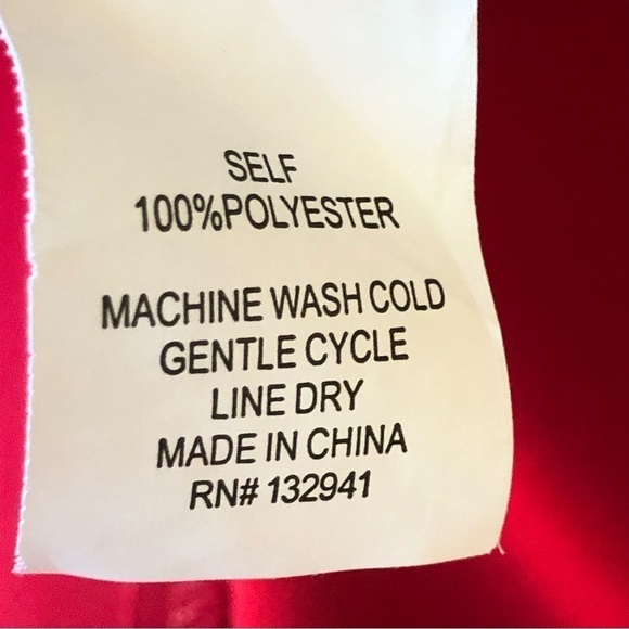 Amanda Uprichard Red Crepe Wrap Midi Maxi Dress Size P (0-2) - Picture 5 of 15